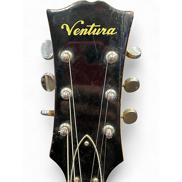Used Ventura ES-Style Red Hollow Body Electric Guitar