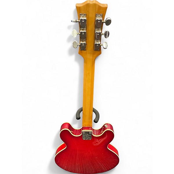 Used Ventura ES-Style Red Hollow Body Electric Guitar