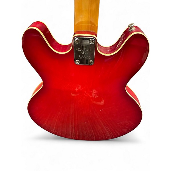 Used Ventura ES-Style Red Hollow Body Electric Guitar