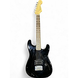 Used Starcaster by Fender Stratocaster Black Solid Body Electric Guitar