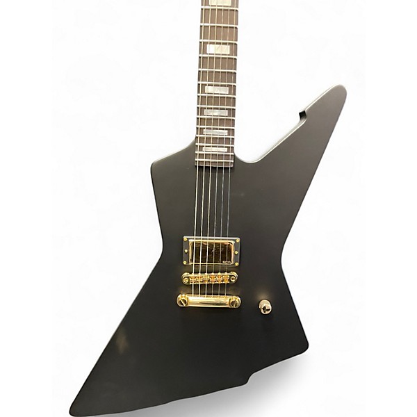 Used Schecter Guitar Research E-1 CEASAR SOTO Black Solid Body Electric Guitar