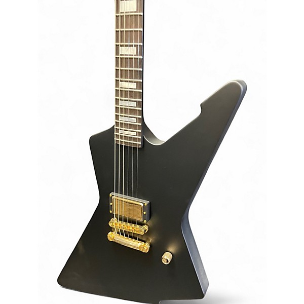 Used Schecter Guitar Research E-1 CEASAR SOTO Black Solid Body Electric Guitar