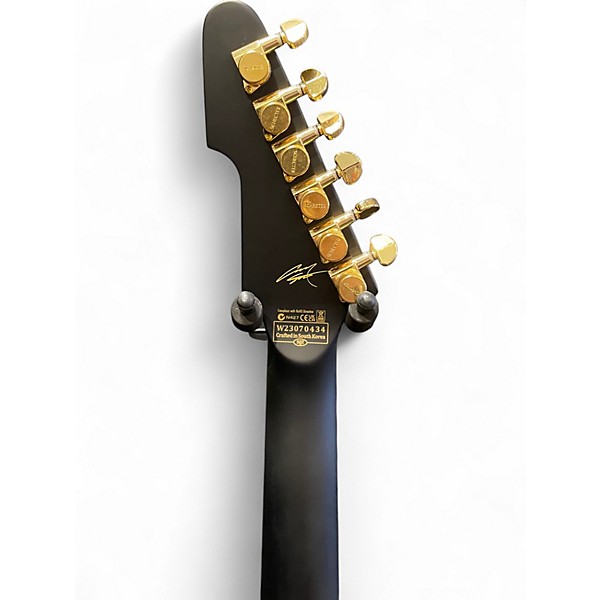 Used Schecter Guitar Research E-1 CEASAR SOTO Black Solid Body Electric Guitar