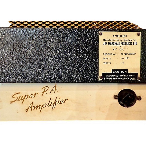 Vintage 1960s Marshall JTM100 SUPER PA W. 4X12 PA COLUMNS Tube Guitar Combo Amp