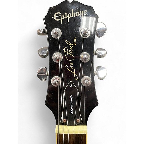 Used Epiphone Les Paul Standard Black Solid Body Electric Guitar