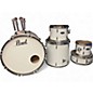 Used Pearl 5 Piece Roadshow white Drum Kit thumbnail