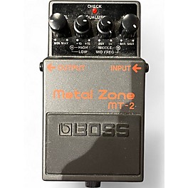 Used BOSS MT2 Metal Zone Distortion Effect Pedal