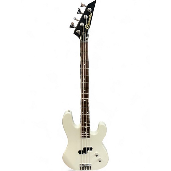 Used Charvette By Charvel 400 SERIES Antique White Electric Bass Guitar
