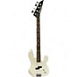 Used Charvette By Charvel 400 SERIES Antique White Electric Bass Guitar thumbnail