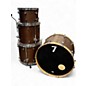 Used 7drums 4 Piece Custom Mahogany 4 Piece Shell Pack 24/13/16/18 Mahogany Drum Kit thumbnail