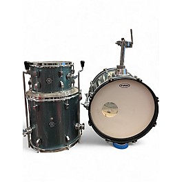 Used Ludwig 3 Piece Breakbeats By Questlove Azure Sparkle Drum Kit