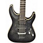 Used Schecter Guitar Research C1 Platinum Trans Black Solid Body Electric Guitar