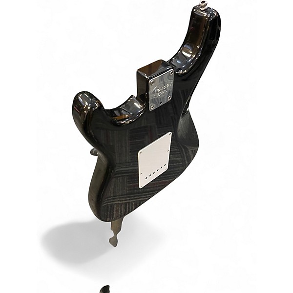 Used Fender American Standard Stratocaster Black Solid Body Electric Guitar