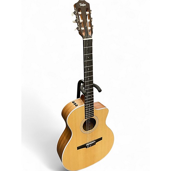 Used Taylor 214CEN Natural Classical Acoustic Electric Guitar