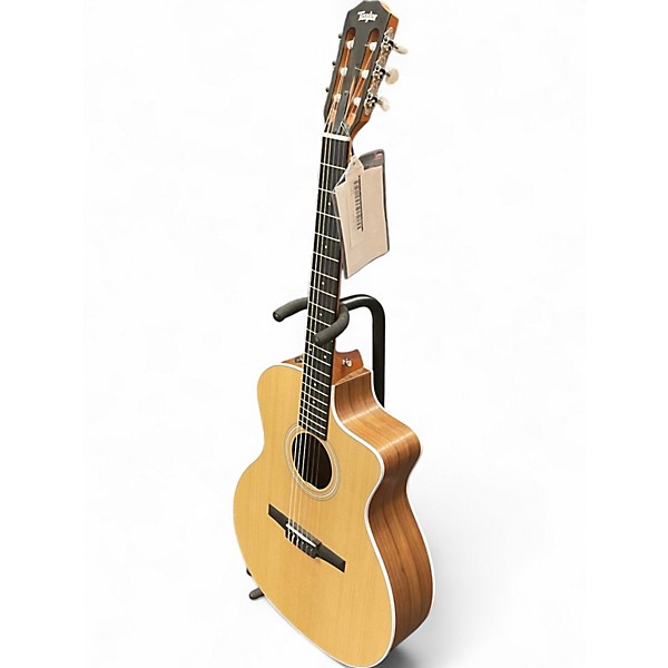 Used Taylor 214CEN Natural Classical Acoustic Electric Guitar