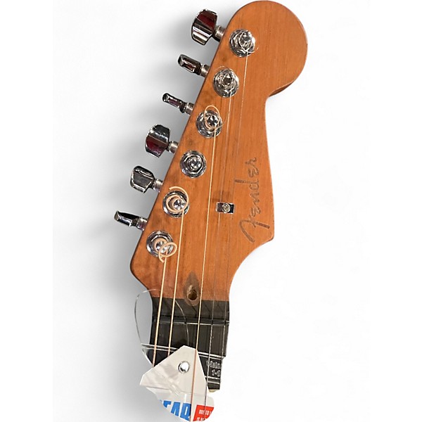 Used Fender American Acoustasonic Stratocaster Black Acoustic Electric Guitar