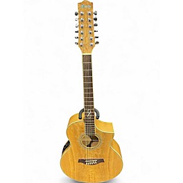 Used Ibanez ew2012 Natural 12 String Acoustic Electric Guitar
