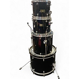 Used Mapex 4 Piece Venus series Black Drum Kit