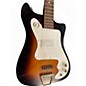Vintage 1965 Kay K-100 VANGUARD 2 Color Sunburst Solid Body Electric Guitar