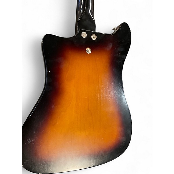Vintage 1965 Kay K-100 VANGUARD 2 Color Sunburst Solid Body Electric Guitar
