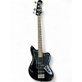Used Squier JAGUAR BASS BLACK Electric Bass Guitar