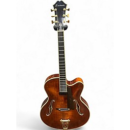 Used Eastman AR810CE Natural Hollow Body Electric Guitar