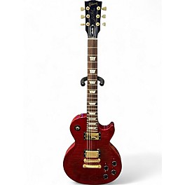 Used 2001 Gibson Les Paul Studio Deluxe Wine Red Solid Body Electric Guitar