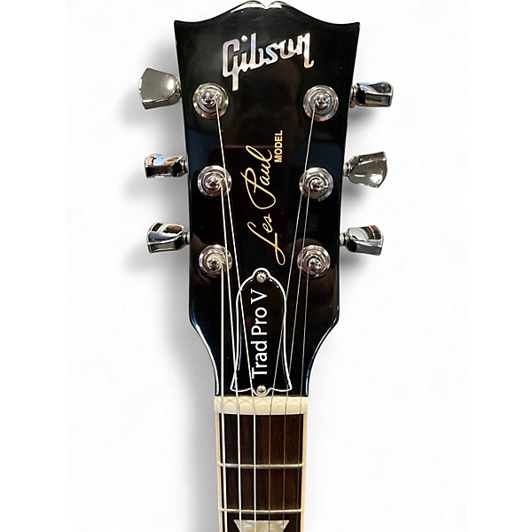 Used Gibson les paul trad pro v blueberry Solid Body Electric Guitar
