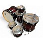 Used Gretsch Drums 6 Piece Catalina Maple Crimson Red Burst Drum Kit
