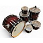 Used Gretsch Drums 6 Piece Catalina Maple Crimson Red Burst Drum Kit
