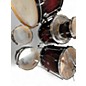 Used Gretsch Drums 6 Piece Catalina Maple Crimson Red Burst Drum Kit