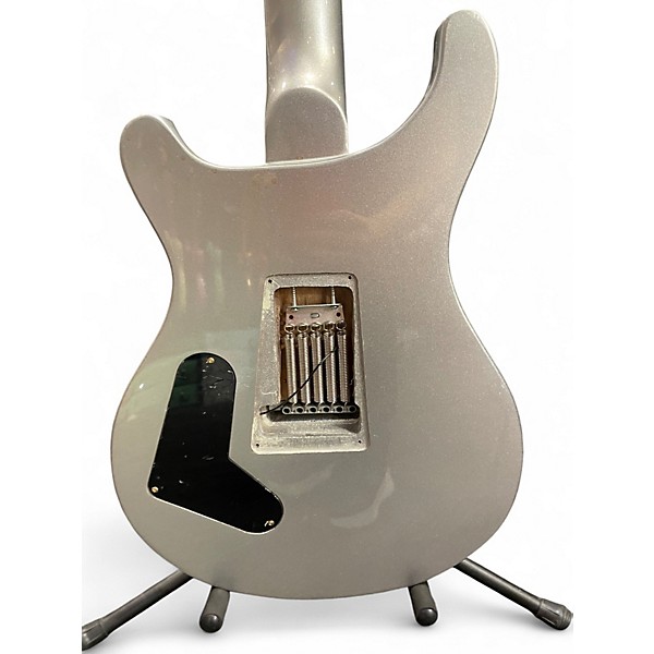 Used Miscellaneous PRS Style Metallic Silver Solid Body Electric Guitar