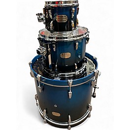 Used Pearl 3 Piece Sessions SMX Marine Blue Fade Drum Kit