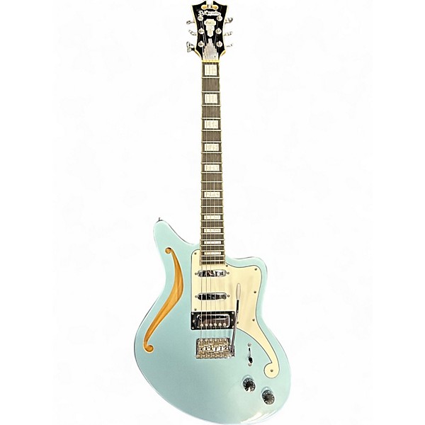 Used D'Angelico Bedford ssh silver blue Hollow Body Electric Guitar