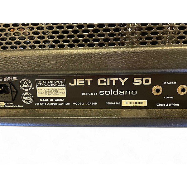 Used Soldano Jet City 50 Tube Guitar Amp Head