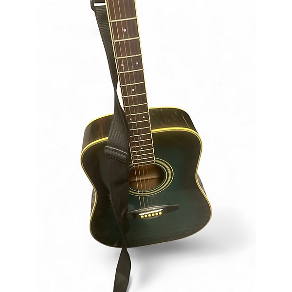 Used Ibanez LS300 Green Acoustic Guitar