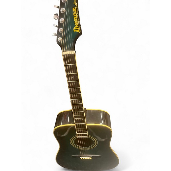 Used Ibanez LS300 Green Acoustic Guitar
