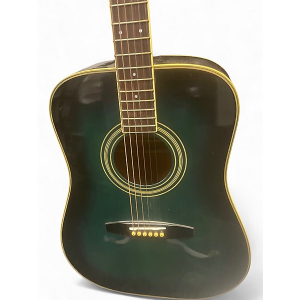 Used Ibanez LS300 Green Acoustic Guitar
