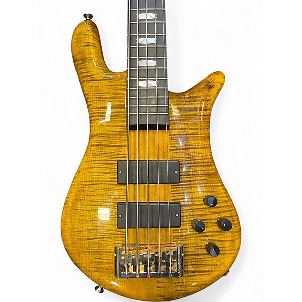 Used Spector EURO 5 LT GLOSS TIGER EYE Electric Bass Guitar