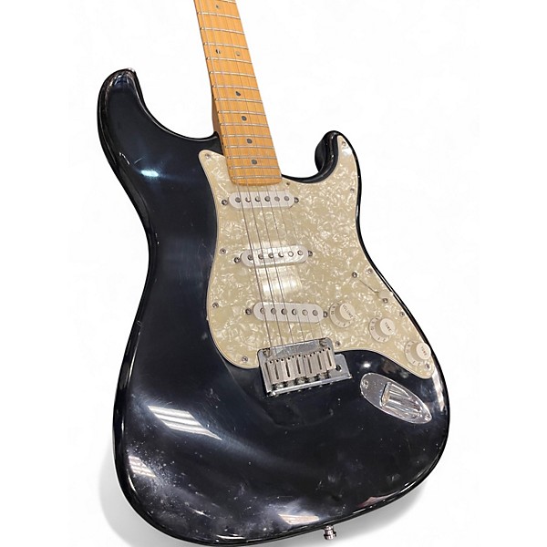 Used 2003 Fender AMERICAN TEXAS SPECIAL Black and White Solid Body Electric Guitar