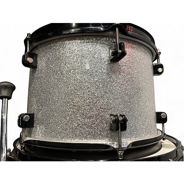 Used GMS 3 Piece SE SERIES Silver Sparkle Drum Kit