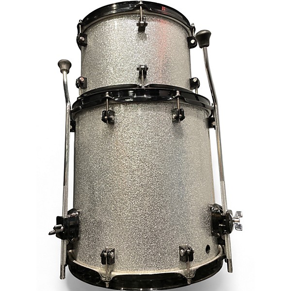 Used GMS 3 Piece SE SERIES Silver Sparkle Drum Kit