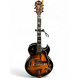 Used Ibanez LGB30 George Benson Signature Sunburst Hollow Body Electric Guitar