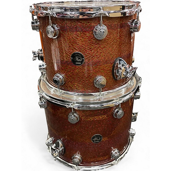 Vintage 1997 DW 5 Piece Collector's Series GYPSY RED Drum Kit