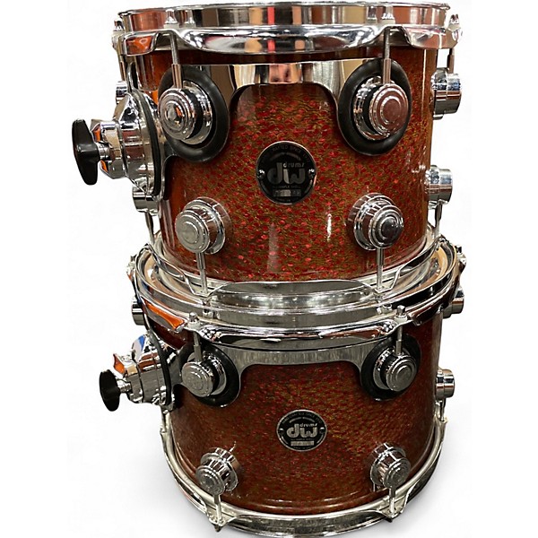 Vintage 1997 DW 5 Piece Collector's Series GYPSY RED Drum Kit