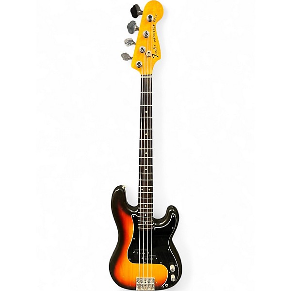 Vintage 1970s Fender PRECISION BASS 3 Color Sunburst Electric Bass Guitar