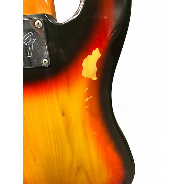 Vintage 1970s Fender PRECISION BASS 3 Color Sunburst Electric Bass Guitar