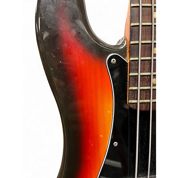 Vintage 1970s Fender PRECISION BASS 3 Color Sunburst Electric Bass Guitar