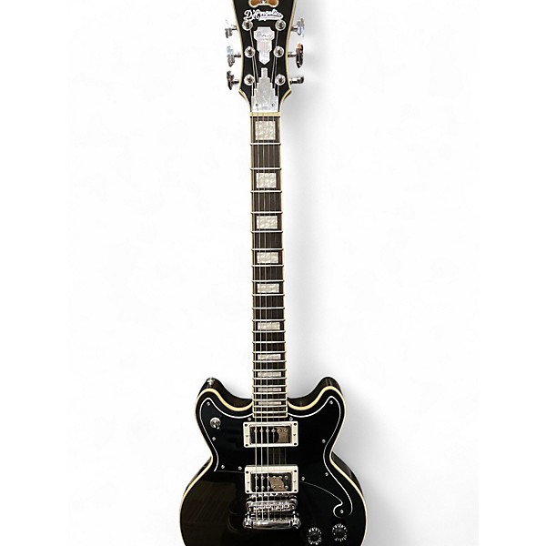 Used D'Angelico PREMIER BRIGHTON BLACK SPARKLE Solid Body Electric Guitar