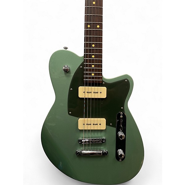 Used Reverend CHARGER 290 metallic alpine Solid Body Electric Guitar
